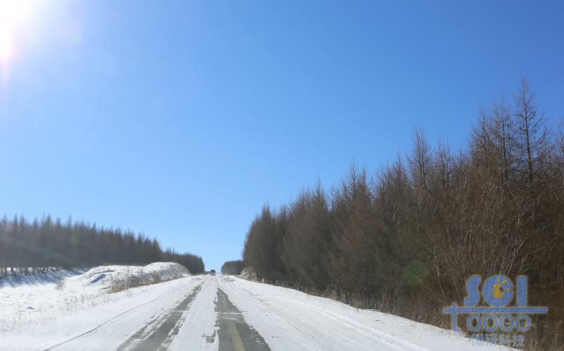 藍天雪地